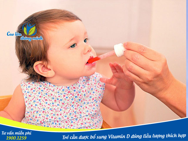 Cho trẻ uống Vitamin D đúng cách như thế nào?