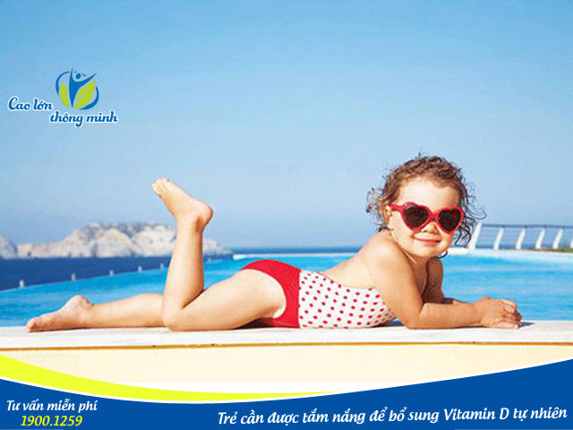 Vitamin D từ ánh nắng rất tốt cho sức khỏe của trẻ